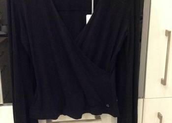 Bluzka Kopertowa Damska GUESS rozm S Czarna NOWA