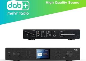 Tuner Internetowy radio Xoro HFT 440, DAB+, FM, WLAN, BT, DLNA, UPNP