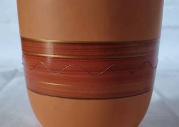 Ceramiczna doniczka – pomarańczowa *