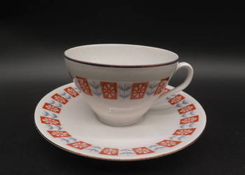 Filiżanka ze spodkiem Freiberger Porzellan