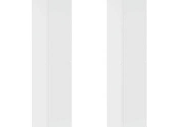 Podstawki pod głośniki 2 szt. białe 30x30x95 cm WM-852672