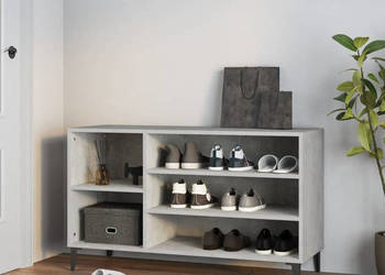 Szafka na buty szarość betonu 102x36x60 cm WM-819752