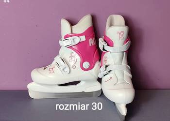 Szwedzkie łyżwy rekreacyjne dla dzieci ROOKIE- rozmiar 30  [#4]