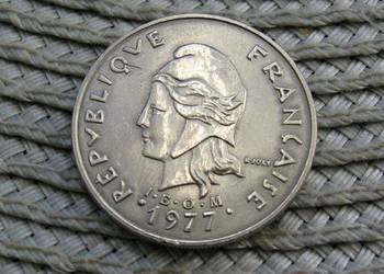 Nowa Kaledonia 20 Franków 1977r