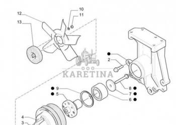 New Holland T6010 Piasta 81862862