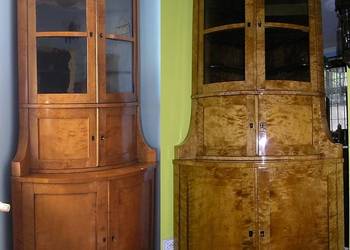 Rogówka - narożnik Biedermeier brzoza