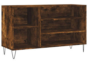 Półka na buty przydymiony dąb 102x36x60 cm WM-831417