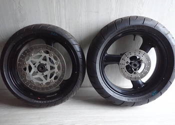 Dwa Koła Przód Tył Opony Tarcze Yamaha SZR 660 XT 600 TTR TT DT Super Moto