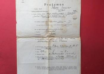 ( 1349 ) Dokument Z Litwy, Gładki