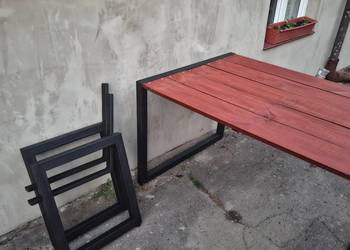 Stół ogrodowy + boki ławki