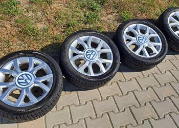 VW UP! Alufelgi 15" kpl. śrub, opony letnie gratis