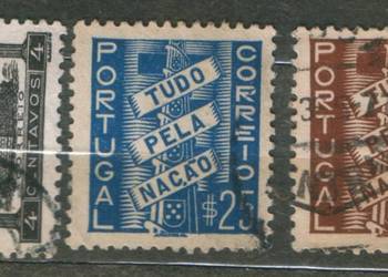 Zn. Portugalia Mi 581, 6, 7 kas  1935