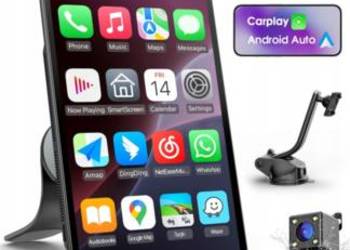 MONITOR SAMOCHODOWY 9" CARPLAY ANDROID AUTO UCHWYT MAGNETYCZNY
