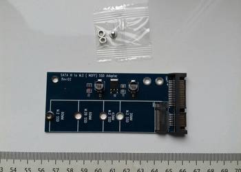 Adapter dysku SSD M.2 SATAIII, NGFF do SATA3.0 B-KEY 2230, 2242, 2260, 2280