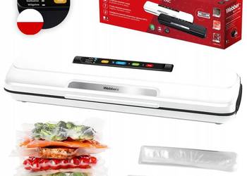 Zgrzewarka próżniowa do pakowania żywności 110W akcesoria biała