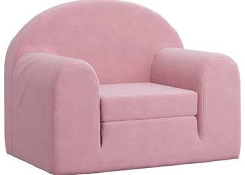 vidaXL Kanapa dla dziecka, rozkładana, różowa(SKU:357021)