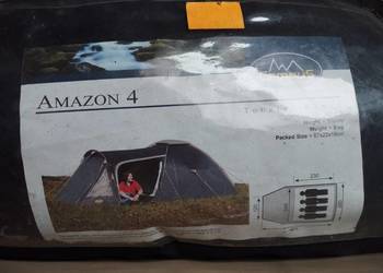 Namiot 4 osobowy. Campus, Amazon 4, Turystyka