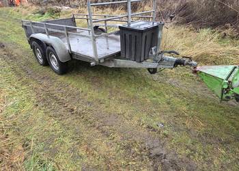 Przyczepa laweta Hapert 2 tony DMC budowlano Do mini koparki