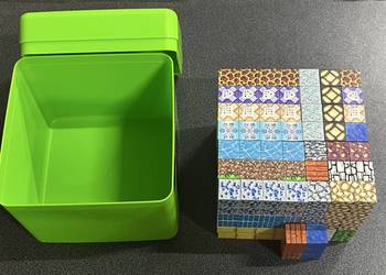 Klocki magnetyczne 300 szt w pudełku idealne na prezent