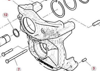 Fendt 930 933 936 939 942 Vario Gen 6 Obudowa WOM Jarzmo CZĘŚCI H218PF0500…