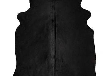 vidaXL Dywan z krowiej skóry, czarny, 150x170 cm(SKU:284341)
