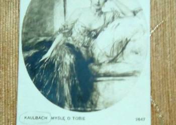 OBRAZ MYŚLĘ O TOBIE - WILHELM VON KAULBACH