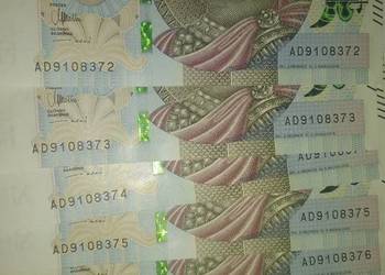 Sprzedam 6szt 500zl banknotów kolejne nr serii