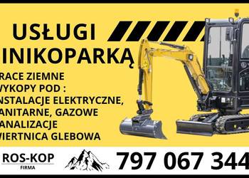 Usługi minikoparka glebogryzarka separacyjna