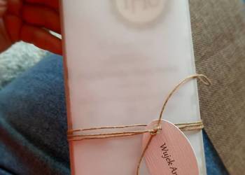 Zaproszenie jednokartkowe personalizowane w kalce