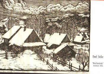 K. Poczt. Drzeworyt "Wisła Dziechcinka"  **