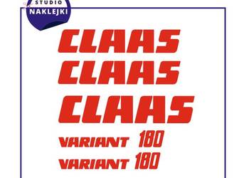 Naklejki Prasa Claas Variant 180 zestaw oklejenie nalepka