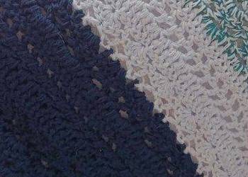 Szal szydełkowy wielokolorowy