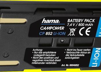 Bateria  hama 7.4V 800 mAh  CP.852 Li-ION