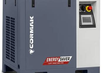 Sprężarka śrubowa CORMAK LUFT 1000 VSD+PM - 10BAR - 950 L/min. 7,5kW - 400V