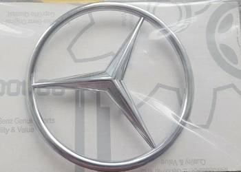 NOWY znaczek gwiazdka Mercedes srebrny emblemat 90mm 9cm NOWY znaczek gwiazdka Mercedes srebrny emblemat 90mm 9cm