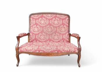 Sofa styl Ludwik Filip , wysokie oparcie