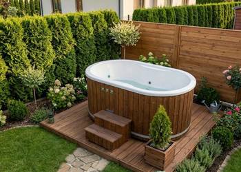 BALIA OFURO Ogrodowa OD RĘKI HOT TUB Bania Jacuzzi