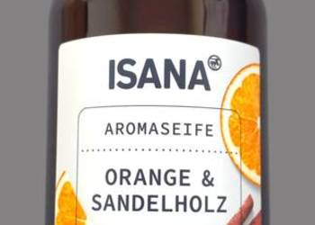 ISANA mydło w płynie pomarańcza i drzewo sandałowe 350ml