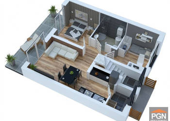 Mieszkanie Dziwnówek 36.38m2 2 pokoje