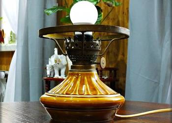 Stara Lampa stołowa ZSO POLAM Wrocław Mirostowice Oprawa B.05