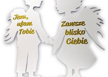 Komunijne Aniołki – Dekoracja pod Ołtarz. Pierwsza Komunia ozdoby