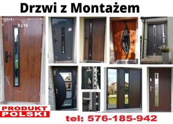 WYPRZEDAŻ drzwi zewnętrzne wejściowe z montażem