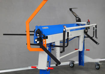 Zginarka do blachy do 2 metrowej z nożem. OLMET M40x2200