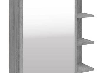 Szafka łazienkowa z lustrem szary dąb sonoma 625x205x64 cm WM-826352