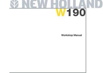 Fiat New Holland Hitachi W170 W190 instrukcja naprawy PL