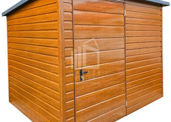 Schowek - Domek Ogrodowy 2,5x2m - drzwi Drewnopodobny dach spad  ID719