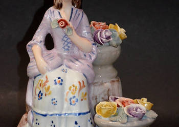 Porcelana Roceram Kwiaciarka 2, Lidia do kolekcji, 19cm