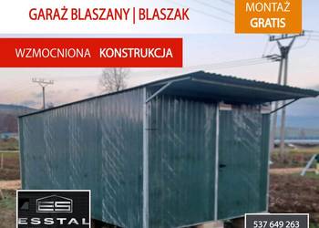 Garaż Blaszany na budowę|Blaszane|Wiata|Hala|Blaszak|Schowek| -ESSTAL-