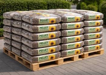 Pellet z łuski słonecznika