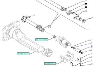 Tuleja 47135384 T7. T6000 CVT Puma Case New Holland CNH ORG Tuleja 47135384 T7. T6000 CVT Puma Case New Holland CNH ORG